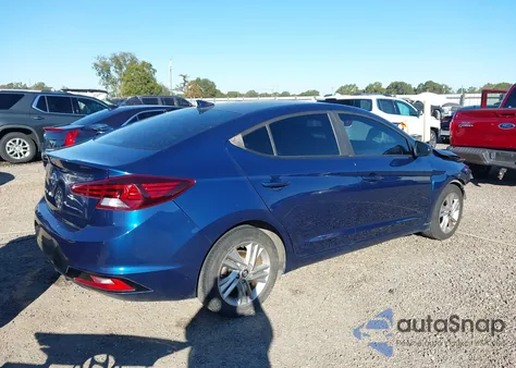 2019 Hyundai Elantra Sel from USA, damaged, VIN 5NPD84LF0KH406321
